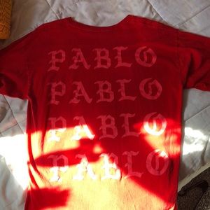 Red Pablo Tshirt.